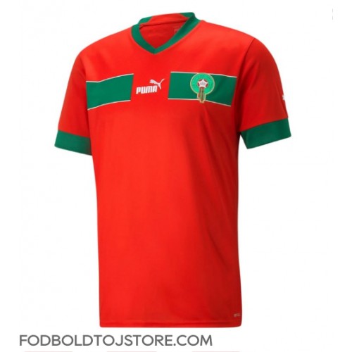 Marokko Hjemmebanetrøje VM 2022 Kortærmet